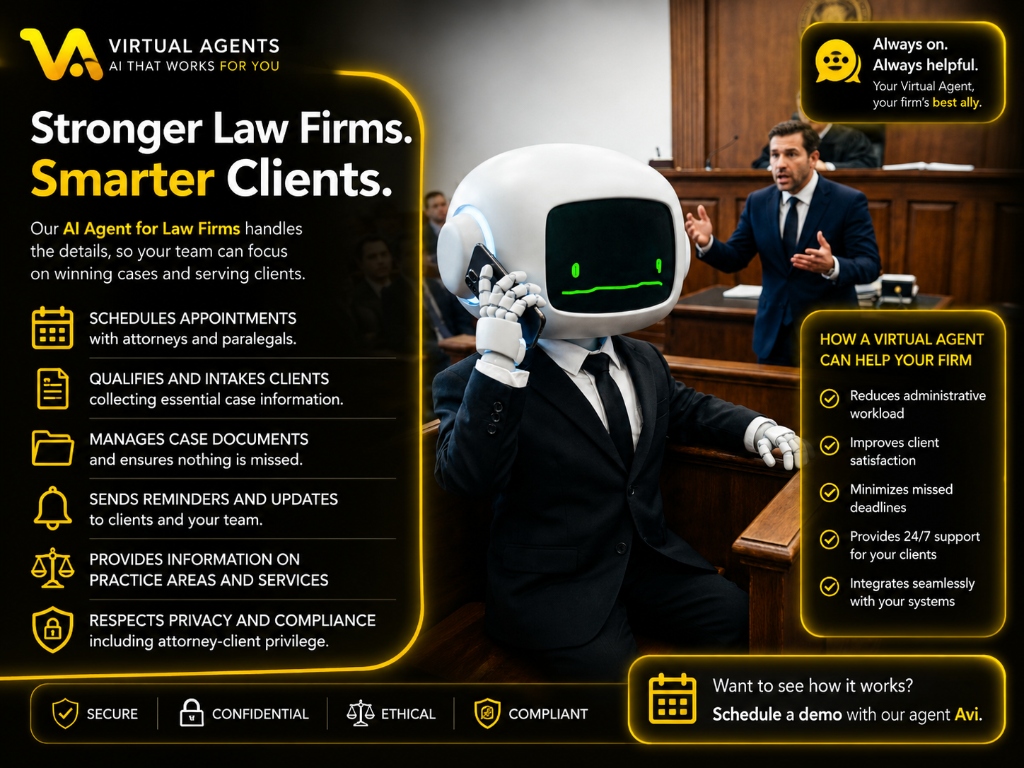 AI Agent for Law Firms - Stronger Law Firms. Smarter Clients.